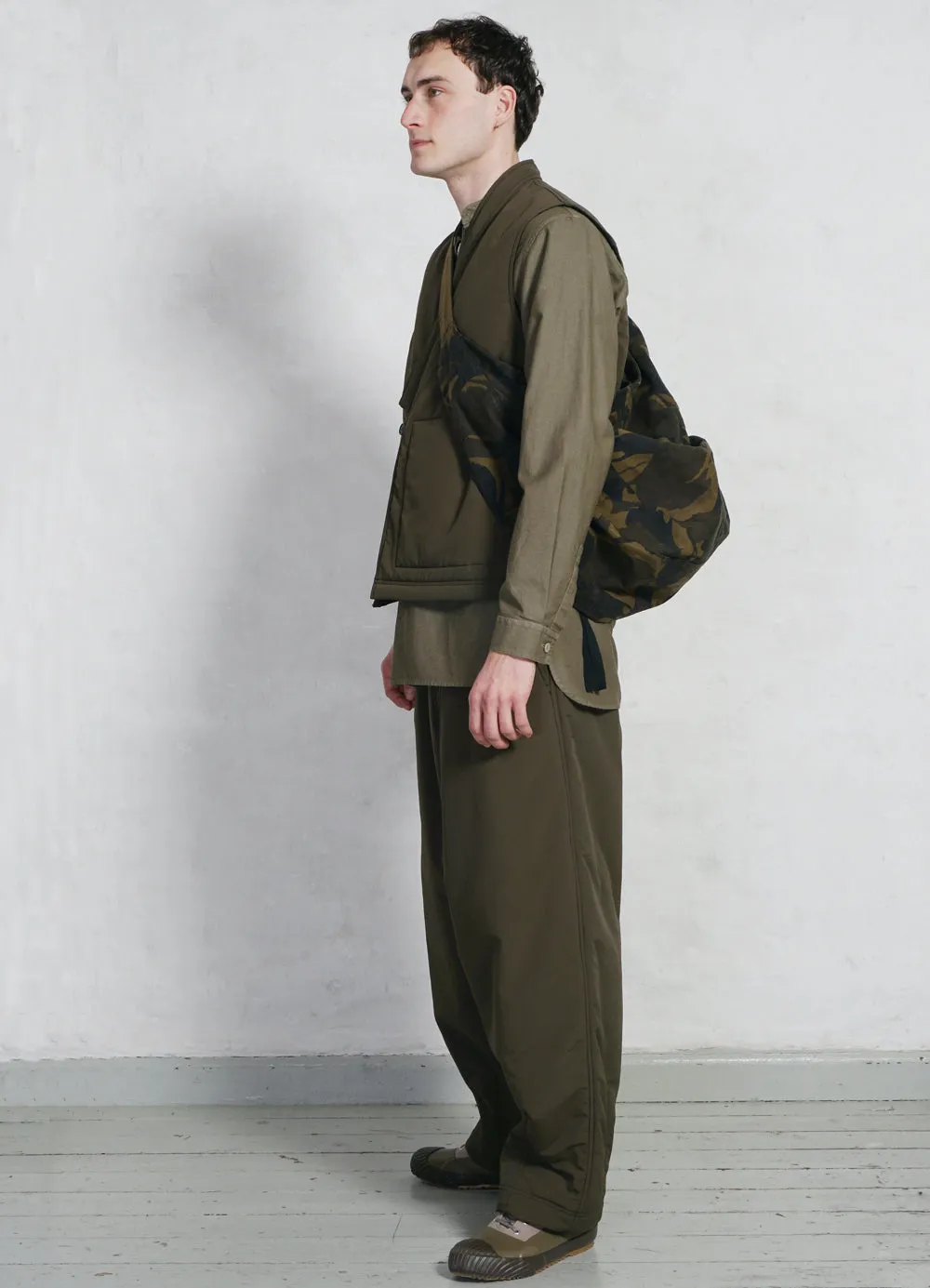 ANDY 28-23-6 | Wide Cut Padded Trousers | Padded Olive