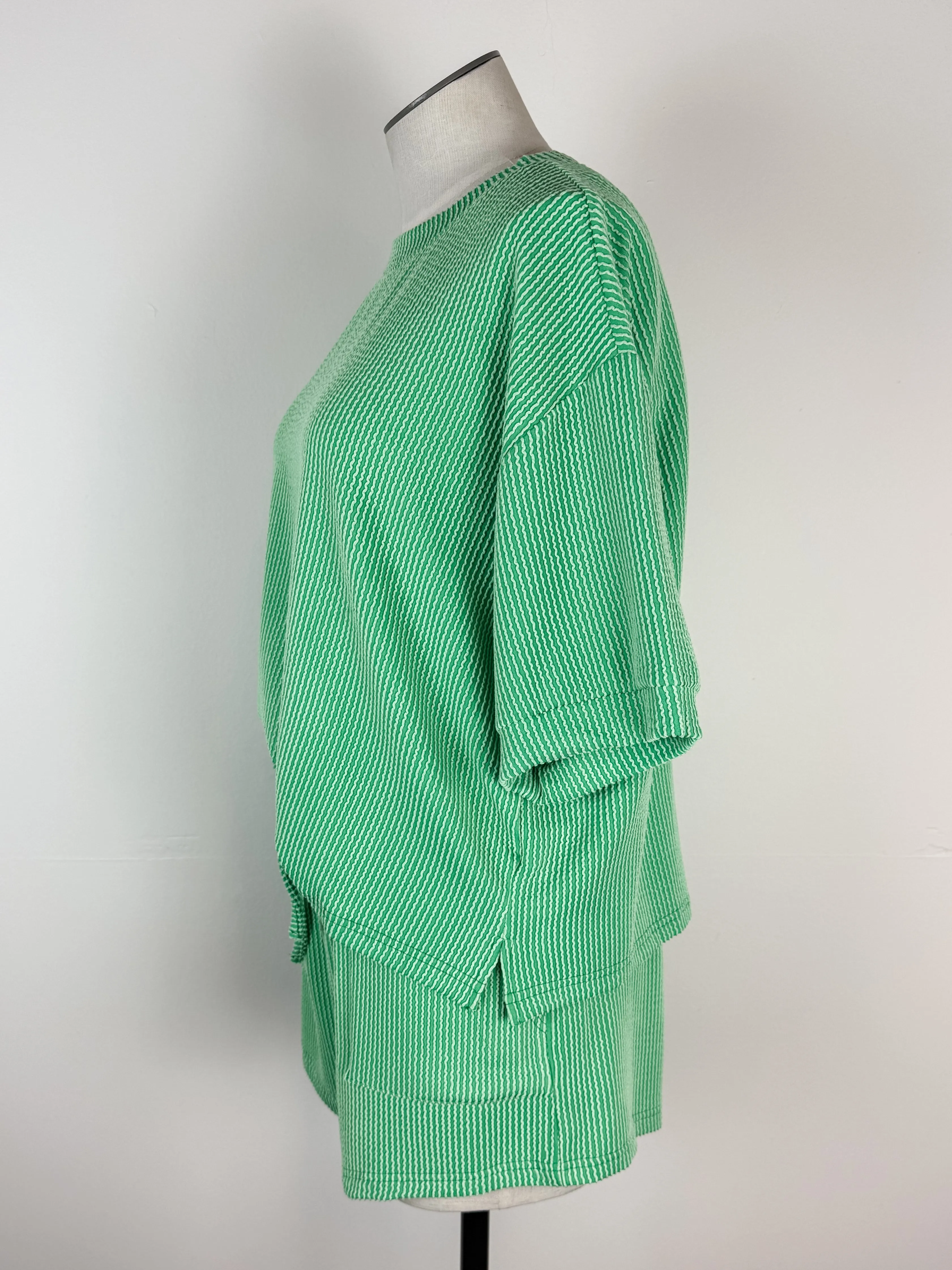 Ayla Ribbed Set in Green