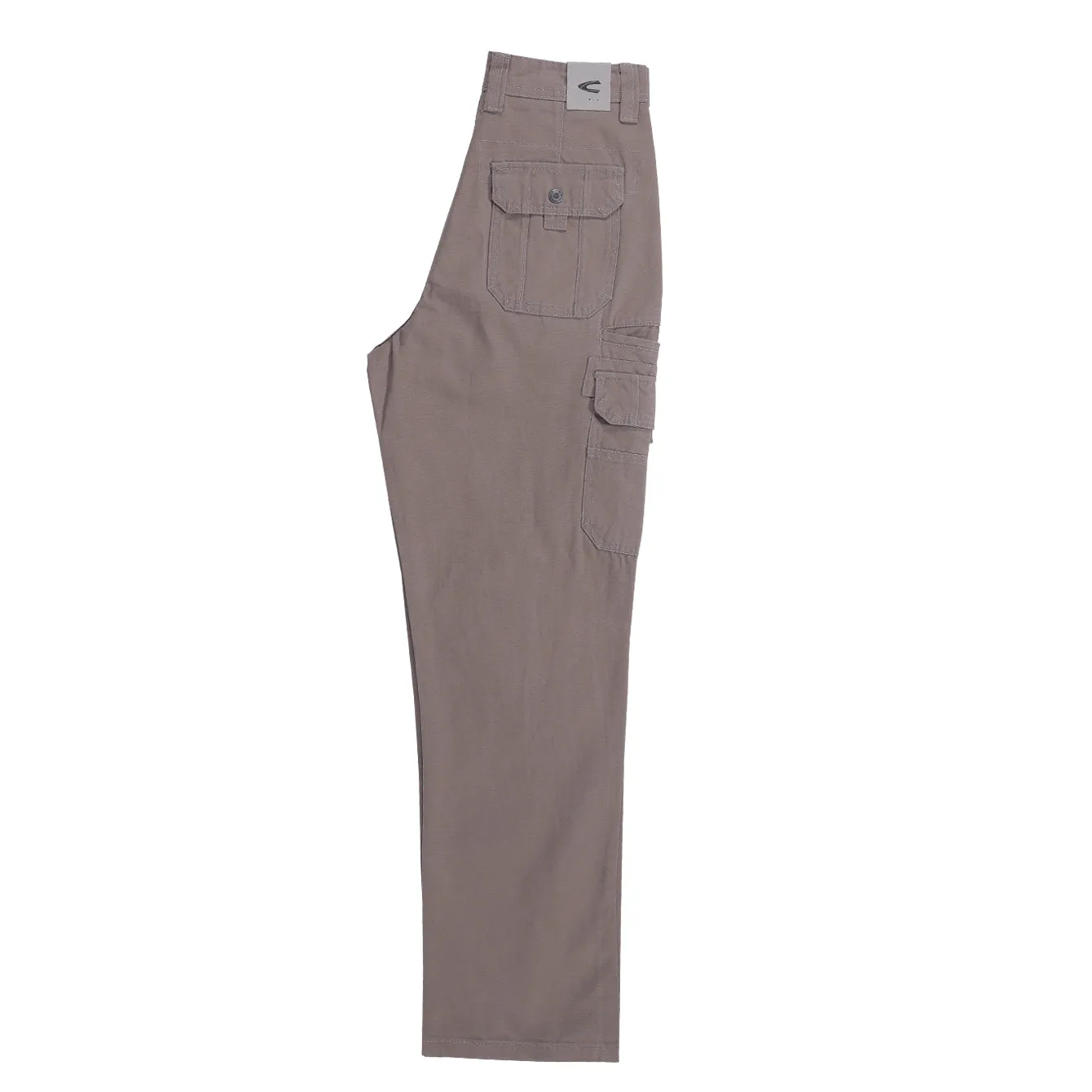 camel active Men Cargo Trousers in Regular Fit with Multipockets in 3 Colours Solid Cotton