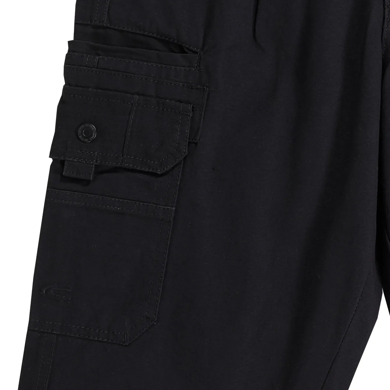 camel active Men Cargo Trousers in Regular Fit with Multipockets in 3 Colours Solid Cotton