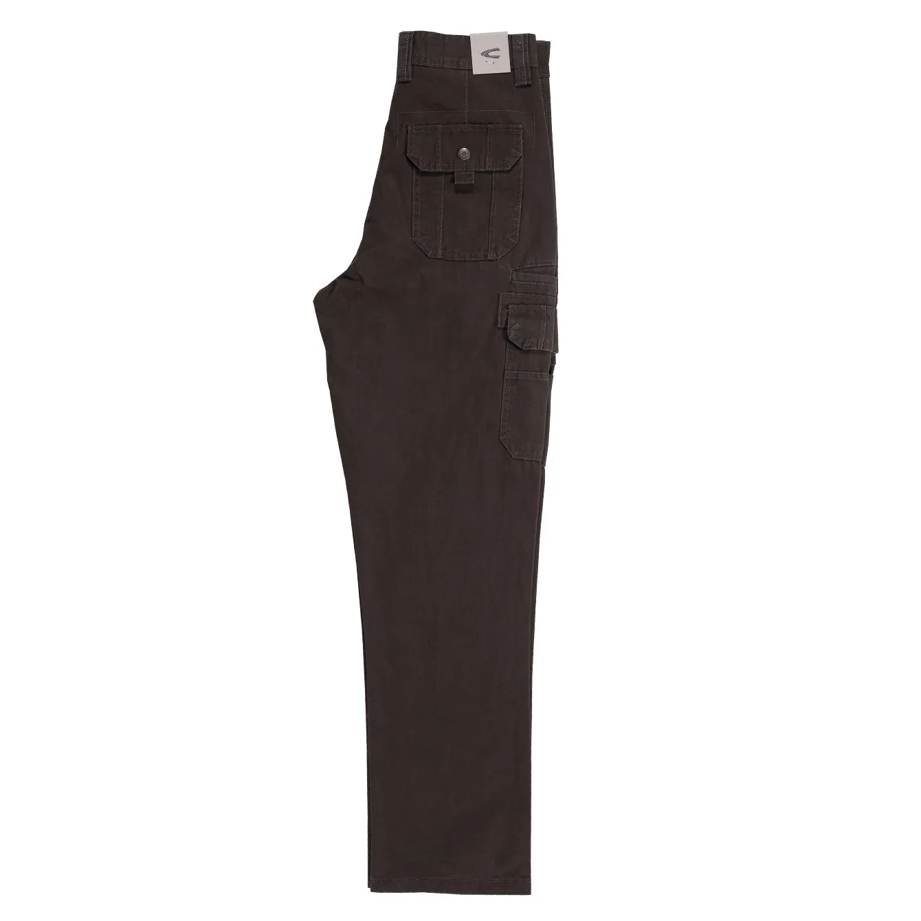 camel active Men Cargo Trousers in Regular Fit with Multipockets in 3 Colours Solid Cotton