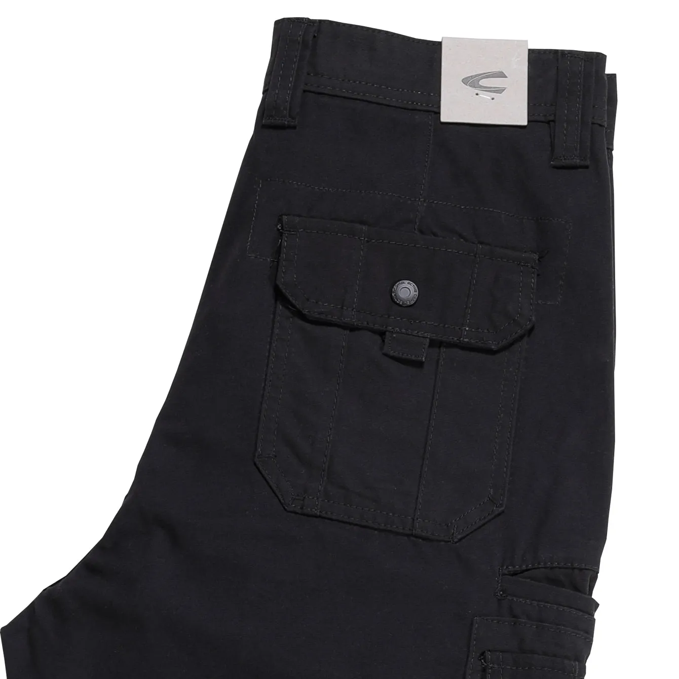 camel active Men Cargo Trousers in Regular Fit with Multipockets in 3 Colours Solid Cotton