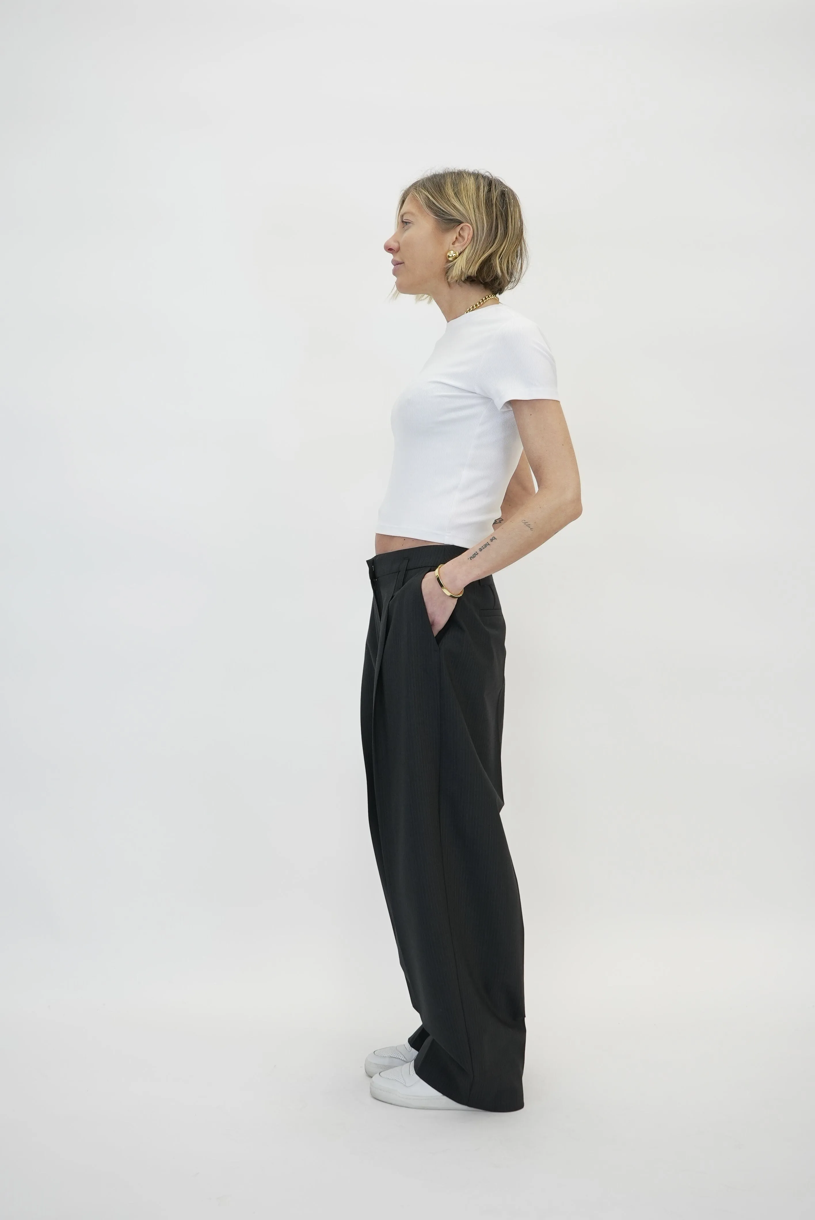 CARLA PANTS IN DARK GREY