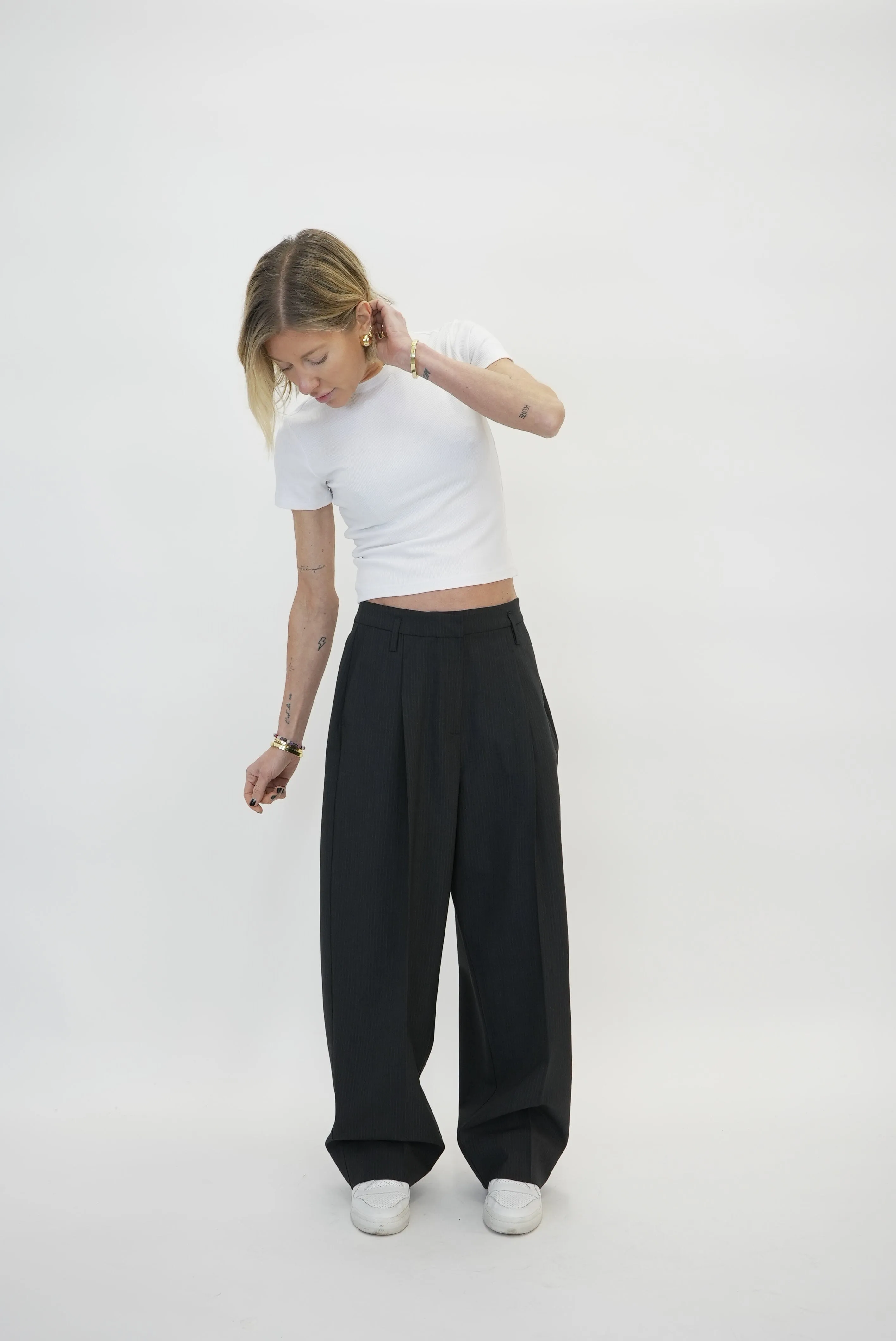 CARLA PANTS IN DARK GREY