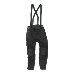 Cima Mens Black Motorcycle Salopettes | Vintage Motorbike Clothing Biker Pants