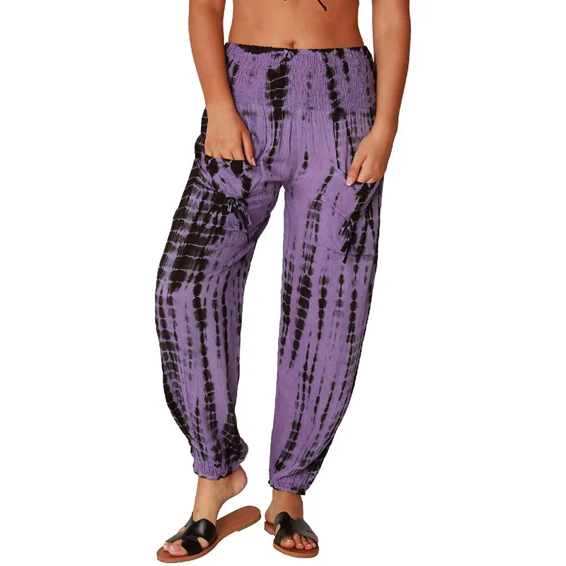 Harem Pants Hippie Bohemian Casual Gypsy Print Yoga Baggy Boho