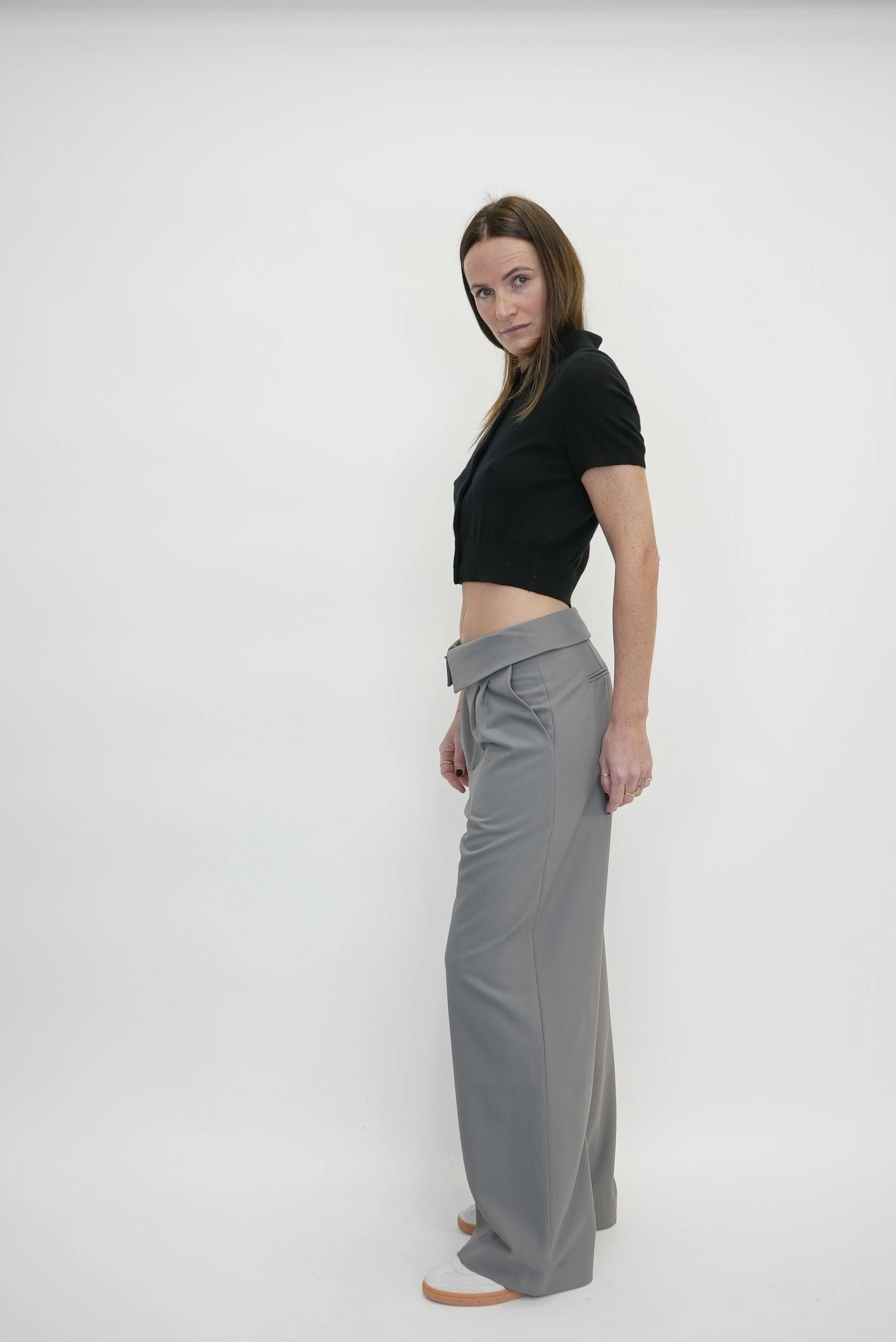 SOFFY TROUSERS IN ULTIMATE GREY